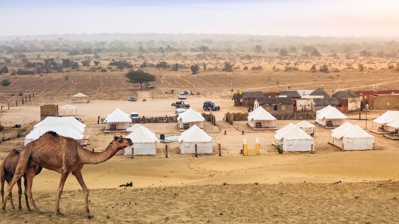 Una Notte Romantica In Un Accampamento Nel Deserto Del Thar